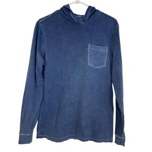 Vineyard Vines Hoodie Long Sleeve Big‎ Whale Men's Size XS 100% cotton Blue